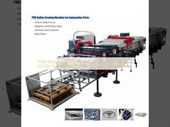 آلة طلاء الفراغ بيضاء مع تردد 50 هرتز ومادة غرفة SUS304 وسمك طلاء 0.1-5 ميكرومتر